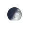 Zunehmende Sichel mit Horizont