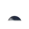 Abnehmender Mond mit Horizont