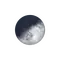 Zunehmende Sichel mit Horizont