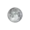 Zunehmender Mond mit Horizont