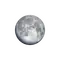 Zunehmender Mond mit Horizont