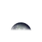 Abnehmender Mond mit Horizont