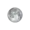 Zunehmender Mond mit Horizont