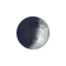 Zunehmende Sichel mit Horizont