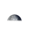 Abnehmender Mond mit Horizont