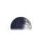 Zunehmende Sichel mit Horizont