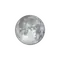 Zunehmender Mond mit Horizont