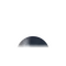 Abnehmender Mond mit Horizont