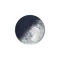 Zunehmende Sichel mit Horizont