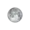Zunehmender Mond mit Horizont
