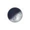 Zunehmende Sichel mit Horizont