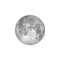 Zunehmender Mond mit Horizont