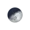 Zunehmende Sichel mit Horizont