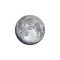 Zunehmender Mond mit Horizont
