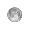 Zunehmender Mond mit Horizont