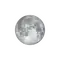 Zunehmender Mond mit Horizont