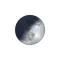 Zunehmende Sichel mit Horizont