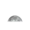 Zunehmender Mond mit Horizont