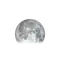 Zunehmender Mond mit Horizont