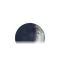 Zunehmende Sichel mit Horizont