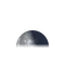 Abnehmender Mond mit Horizont