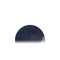 Zunehmende Sichel mit Horizont