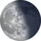 Abnehmender Mond