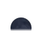 Abnehmende Sichel mit Horizont