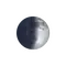 Zunehmende Sichel mit Horizont