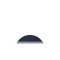 Abnehmende Sichel mit Horizont