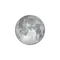 Zunehmender Mond mit Horizont