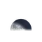 Abnehmender Mond mit Horizont