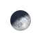 Zunehmende Sichel mit Horizont