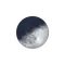 Zunehmende Sichel mit Horizont