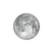 Zunehmender Mond mit Horizont