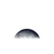 Abnehmender Mond mit Horizont