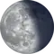 Abnehmender Mond