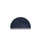 Abnehmende Sichel mit Horizont