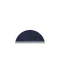 Abnehmende Sichel mit Horizont