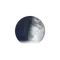 Zunehmende Sichel mit Horizont