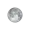 Zunehmender Mond mit Horizont