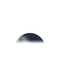 Abnehmender Mond mit Horizont
