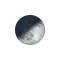 Zunehmende Sichel mit Horizont