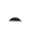 Abnehmender Mond mit Horizont