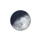 Zunehmende Sichel mit Horizont