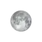 Zunehmender Mond mit Horizont