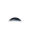 Abnehmender Mond mit Horizont