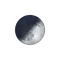 Zunehmende Sichel mit Horizont
