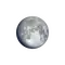 Zunehmender Mond mit Horizont