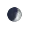 Zunehmende Sichel mit Horizont